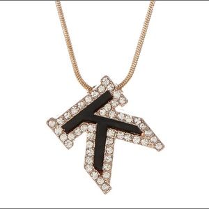 Letter initial necklace